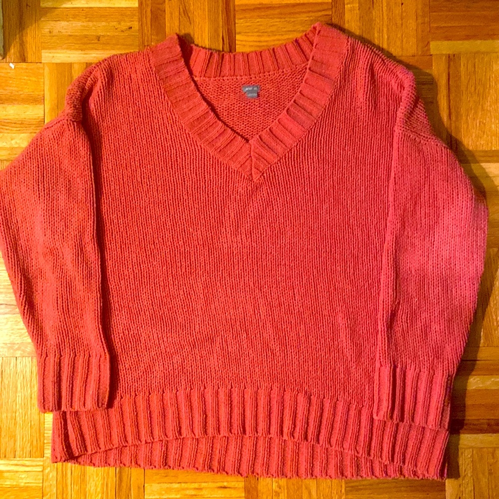 Oversized V Neck Sweater